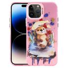 For iPhone 14 Pro Animal Pattern PC Phone Case(Otter) - 1