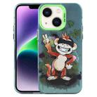 For iPhone 14 Animal Pattern PC Phone Case(Monkey) - 1