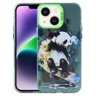 For iPhone 14 Animal Pattern PC Phone Case(Panda) - 1