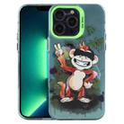 For iPhone 13 Pro Max Animal Pattern PC Phone Case(Monkey) - 1