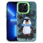 For iPhone 13 Pro Animal Pattern PC Phone Case(Penguin) - 1