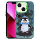 For iPhone 13 Animal Pattern PC Phone Case(Penguin) - 1