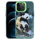 For iPhone 12 Pro Max Animal Pattern PC Phone Case(Panda) - 1