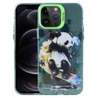 For iPhone 12 Pro Animal Pattern PC Phone Case(Panda) - 1