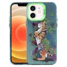 For iPhone 12 Animal Pattern PC Phone Case(Tiger) - 1