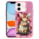 For iPhone 11 Animal Pattern PC Phone Case(Rabbit) - 1
