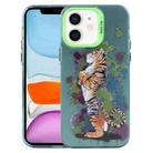 For iPhone 11 Animal Pattern PC Phone Case(Tiger) - 1