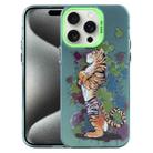 For iPhone 15 Pro Animal Pattern PC Phone Case(Tiger) - 1