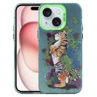 For iPhone 15 Animal Pattern PC Phone Case(Tiger) - 1