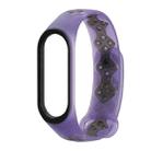 For Xiaomi Mi Band 3 / 4 Mijobs Sporty Fashion Two-color Silicone Watch Band(Transparent Purple) - 1