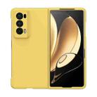 For Honor Magic V2 Ultra-thin Skin Feel PC Phone Case(Yellow) - 1