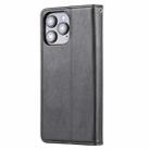 For iPhone 16 Pro Knead Skin Texture Flip Leather Phone Case(Black) - 3