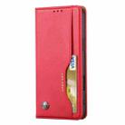 For iPhone 16 Pro Knead Skin Texture Flip Leather Phone Case(Red) - 2