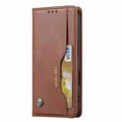 For iPhone 16 Knead Skin Texture Flip Leather Phone Case(Brown) - 2