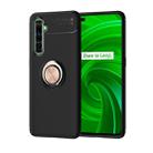 For OPPO X50 Pro Lenuo Shockproof TPU Protective Case with Invisible Holder(Black Gold) - 1