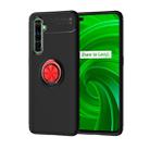 For OPPO X50 Pro Lenuo Shockproof TPU Protective Case with Invisible Holder(Black Red) - 1