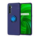 For OPPO X50 Pro Lenuo Shockproof TPU Protective Case with Invisible Holder(Blue) - 1