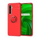For OPPO X50 Pro Lenuo Shockproof TPU Protective Case with Invisible Holder(Red) - 1