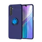 For OPPO Realme 6 Lenuo Shockproof TPU Protective Case with Invisible Holder(Blue) - 1