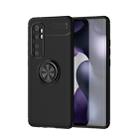 For Xiaomi Redmi Note 10 Lite Lenuo Shockproof TPU Protective Case with Invisible Holder(Black) - 1