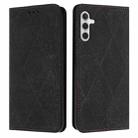 For Samsung Galaxy S24 5G Ethnic Embossed Adsorption Leather Phone Case(Black) - 1