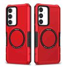 For Samsung Galaxy S23 FE MagSafe Shockproof Armor Phone Case(Red) - 1