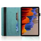 For Samsung Galaxy Tab S9 / S9 FE Life Tree Series Horizontal Flip Leather Tablet Case(Lake Blue) - 3