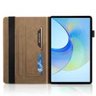 For Samsung Galaxy Tab S10 FE+ Life Tree Series Horizontal Flip Leather Tablet Case(Brown) - 3