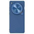 For OPPO Find X7 Ultra NILLKIN Black Mirror Prop CD Texture Mirror Phone Case(Blue) - 1