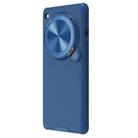 For OPPO Find X7 Ultra NILLKIN Black Mirror Prop CD Texture Mirror Phone Case(Blue) - 2