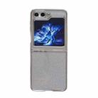 For Samsung Galaxy Z Flip5 Electroplating TPU Glitter Powder Phone Case(Silver) - 1