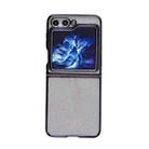 For Samsung Galaxy Z Flip5 Electroplating TPU Glitter Powder Phone Case(Black) - 1