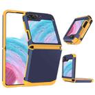 For Samsung Galaxy Z Flip5 SGP Armor 2 in 1 Color Contrast TPU Hybrid PC Phone Case(Blue) - 1