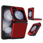 For Samsung Galaxy Z Flip4 5G SGP Armor 2 in 1 Color Contrast TPU Hybrid PC Phone Case(Red) - 1