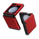For Samsung Galaxy Z Flip4 5G SGP Armor 2 in 1 Color Contrast TPU Hybrid PC Phone Case(Red) - 2