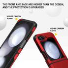 For Samsung Galaxy Z Flip4 5G SGP Armor 2 in 1 Color Contrast TPU Hybrid PC Phone Case(Red) - 3