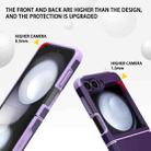 For Samsung Galaxy Z Flip4 5G SGP Armor 2 in 1 Color Contrast TPU Hybrid PC Phone Case(Purple) - 3