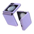 For Samsung Galaxy Z Flip4 5G SGP Armor 2 in 1 Color Contrast TPU Hybrid PC Phone Case(Light Purple) - 2