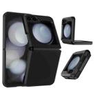 For Samsung Galaxy Z Flip3 5G SGP Armor 2 in 1 Color Contrast TPU Hybrid PC Phone Case(Black) - 1