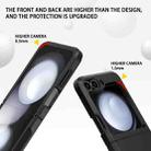 For Samsung Galaxy Z Flip3 5G SGP Armor 2 in 1 Color Contrast TPU Hybrid PC Phone Case(Black) - 3