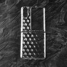 For OPPO Find N2 Flip Transparent Diamond Texture PC Phone Case - 1