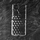For Huawei P50 Pocket Transparent Diamond Texture PC Phone Case - 1