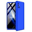 For Samsung Galaxy A51 GKK Three Stage Splicing Full Coverage PC Protective Case(Blue) - 1