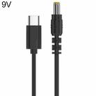 9V 5.5 x 2.5mm DC Power to Type-C Adapter Cable - 1