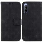 For Sony Xperia 1 III Double 8-shaped Embossed Leather Phone Case(Black) - 1