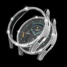 For Samsung Galaxy Watch 6 40mm / 44mm Diamond Hollow PC Watch Protective Case(Transparent) - 1