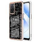 For OPPO A55 5G / A53s 5G / A54 4G Electroplating Marble Dual-side IMD Phone Case(Equation) - 1