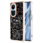 For OPPO Reno10 5G Global Electroplating Marble Dual-side IMD Phone Case(Equation) - 1