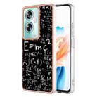 For OPPO A79 5G Global Electroplating Marble Dual-side IMD Phone Case(Equation) - 1