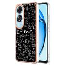 For OPPO A60 4G Electroplating Marble Dual-side IMD Phone Case(Equation) - 1